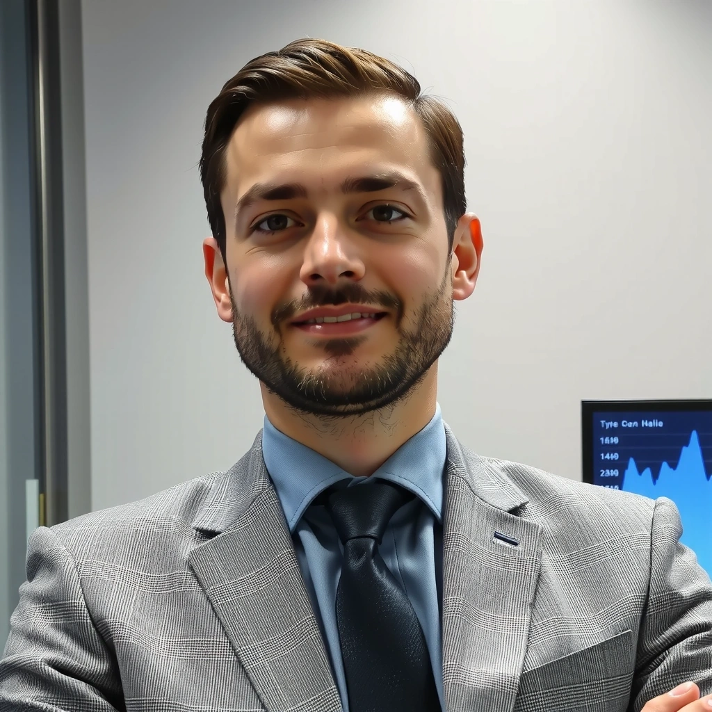 Financial analyst professional headshot