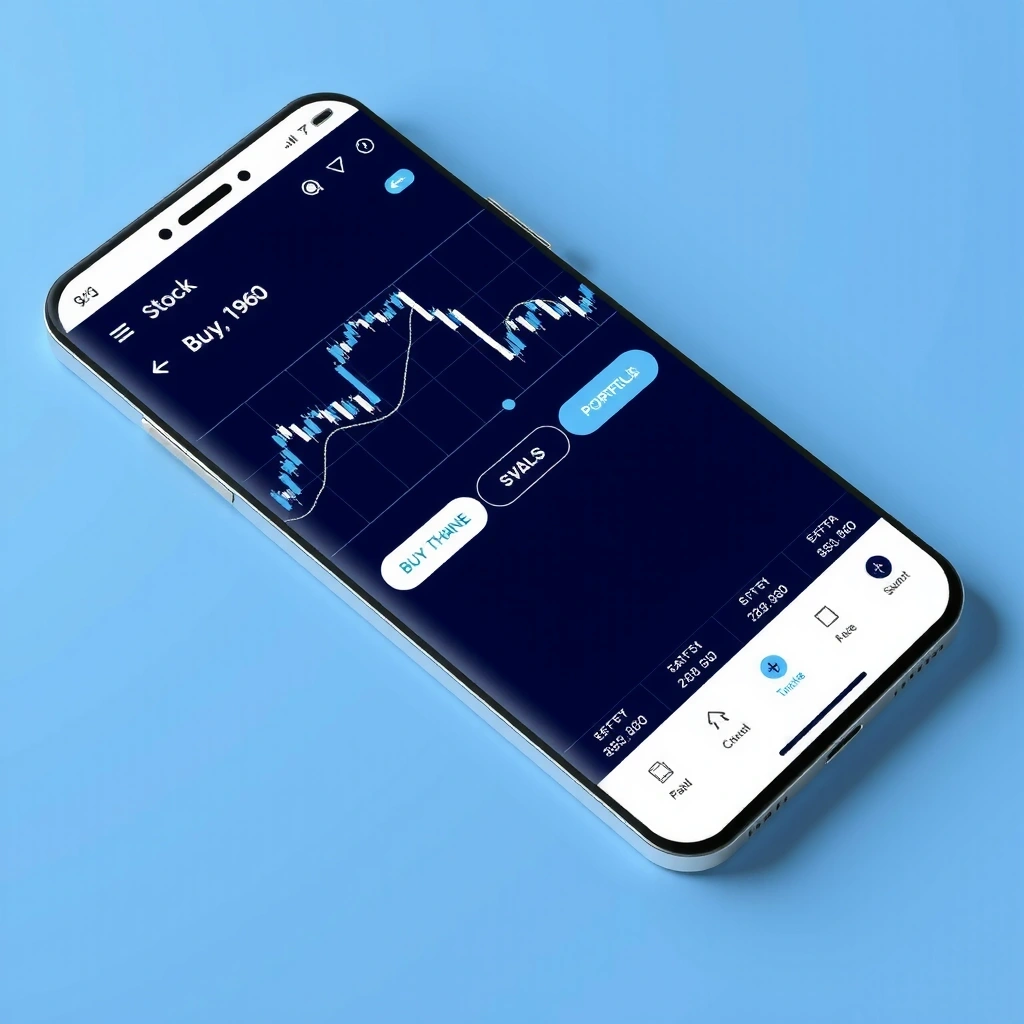 StockMaster Pro game interface showing stock trading charts